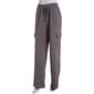 Womens Runway Ready Wide Leg Solid Cargo Pocket Pants - image 1