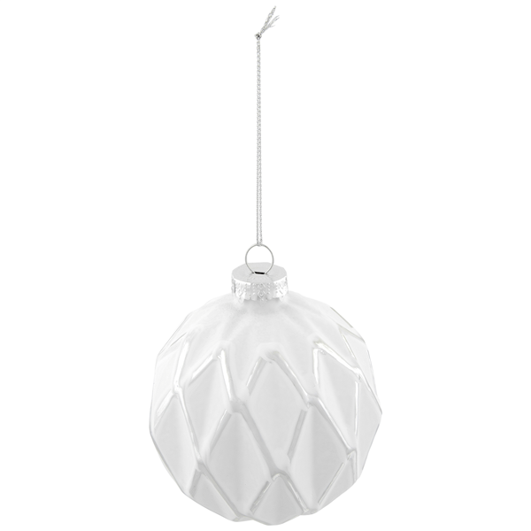 Northlight 4ct. Diamond Christmas Glass Ball Ornaments