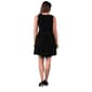 Plus Size 24/7 Comfort Apparel Solid Tailored Fit & Flare Dress - image 2