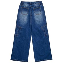 Girls (7-14) Em & Cass Wide Leg Star Seam Jeans