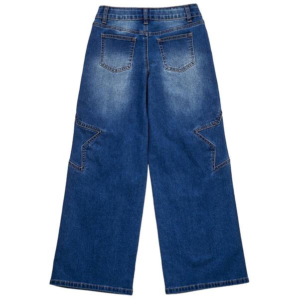 Girls (7-14) Em & Cass Wide Leg Star Seam Jeans