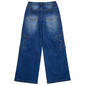 Girls (7-14) Em & Cass Wide Leg Star Seam Jeans - image 3