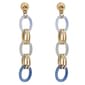 Ashley Cooper(tm) Gold-Tone Blue Oval Drop Earrings - image 1