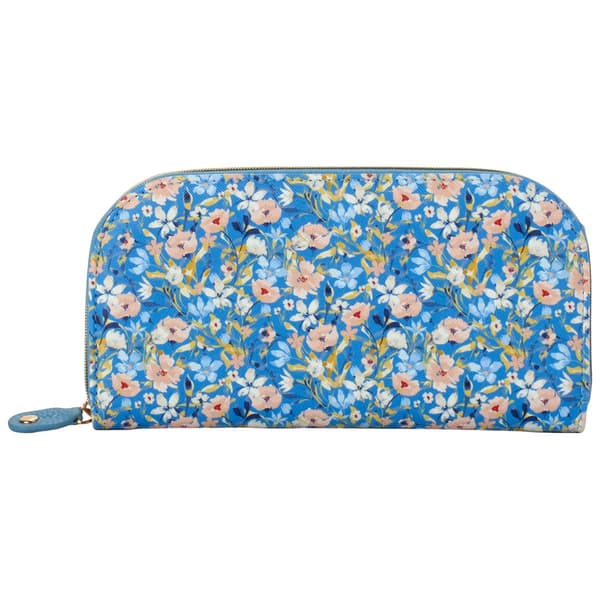 Womens Buxton Dome Zip Around Wallet - image 