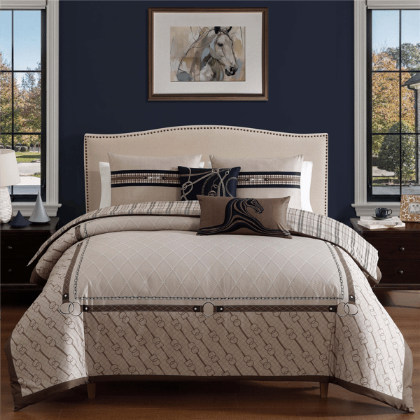 Bebejan® Equestrian Dreams Cotton 5pc. Reversible Comforter Set