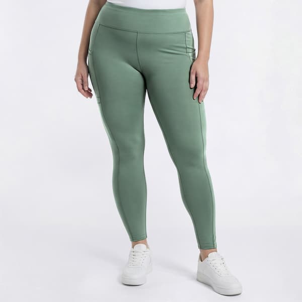 Juniors Plus Eye Candy Leggings with Cell Pocket