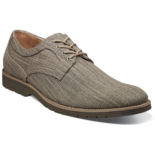 Mens Stacy Adams Eli Plain Toe Canvas Oxfords - image 