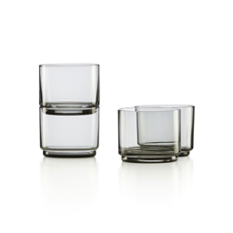 Lenox(R) Tuscany Classics Stackable Smoke Short Glasses - Set of 4