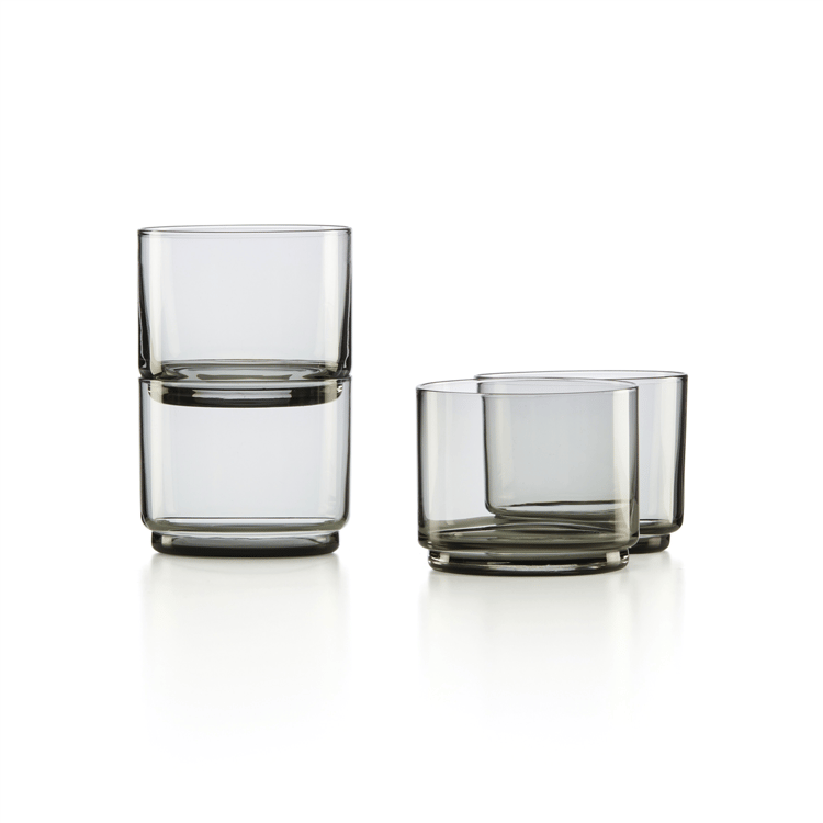 Lenox(R) Tuscany Classics Stackable Smoke Short Glasses - Set of 4