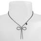 Betsey Johnson Rhinestone Bow Pendant Necklace - image 4