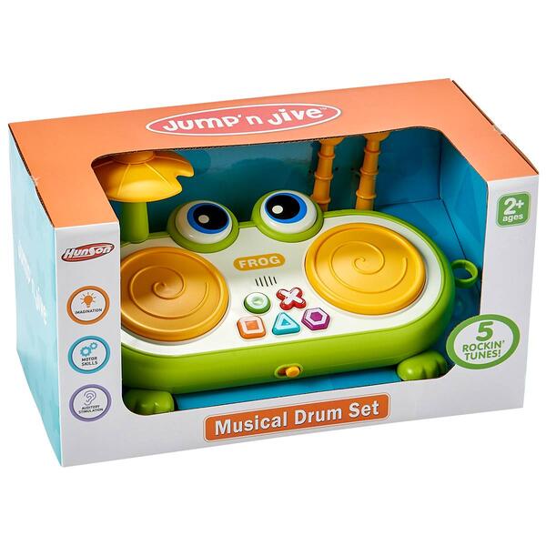 Jump'' N Jive Frog Jazzy Drum - image 