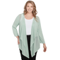 Plus Women''s Drape Front Cardigan - image 1