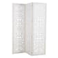 9th & Pike® Farmhouse White Wooden Room Divider Screen - image 3