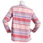 Womens Bonnie Evans Microfleece Print Tunic Top-Rose Elegance - image 2