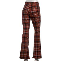 Juniors Jolie & Joy Evening Plaid Yummy Flare Leggings