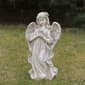 Northlight Seasonal 17in. Peaceful Angel Holding a Rose Statue - image 3