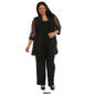 Plus Size R&amp;M Richards 3pc. Sheer Insert Beading Pantsuit Jacket - image 4