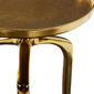 9th & Pike® Gold Aluminum Contemporary Accent Table - image 5