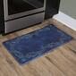 J&V Textiles Cloud Comfort Anti-Fatigue Fleur Navy Kitchen Mat - image 2
