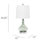 Lalia Home Classix 23.25in. Ripple Curvy Colored Glass Table Lamp - image 4