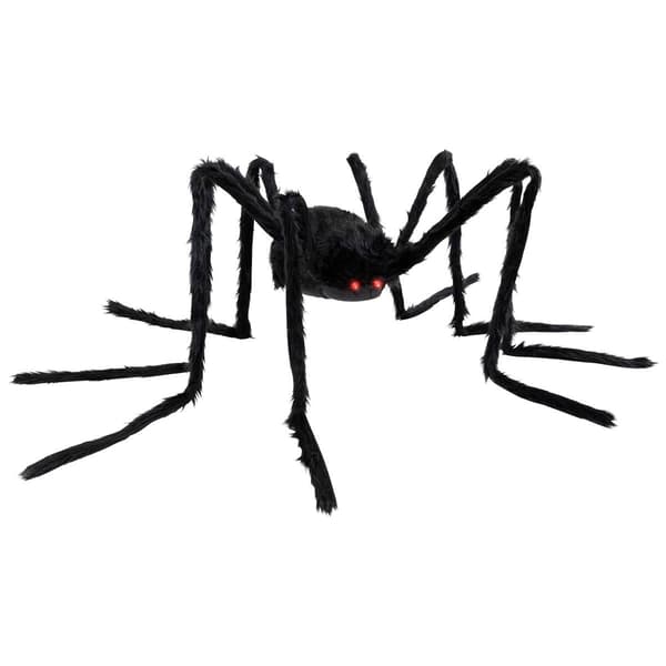 Northlight Seasonal 44in. Lighted Black Spider Halloween Décor