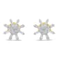 Diamond Classics(tm) 10kt. Sunburst Diamond Stud Earrings - image 1