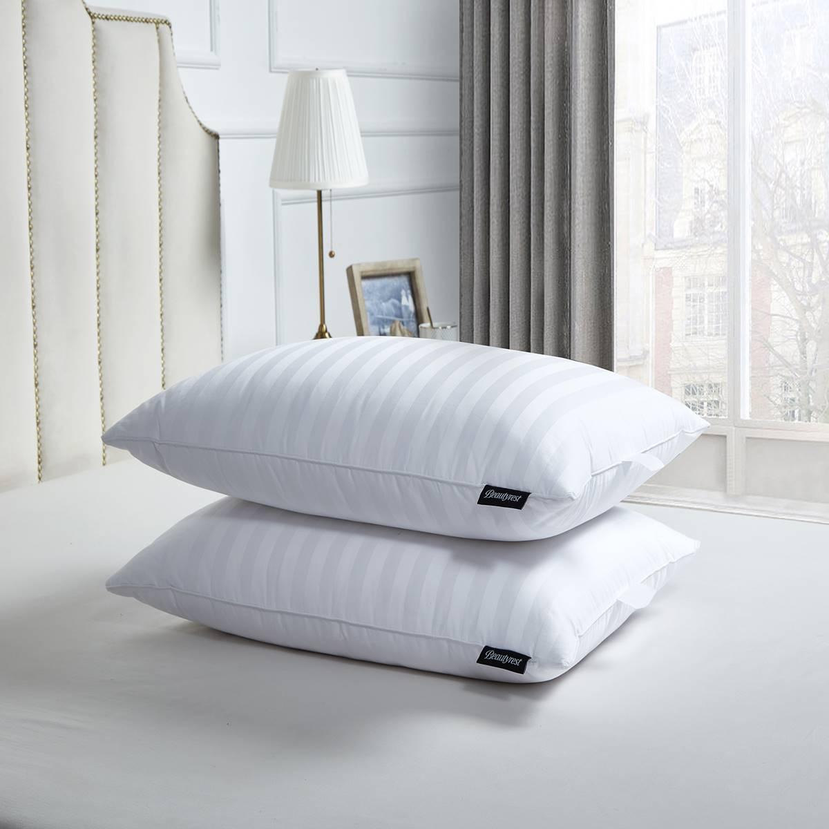 Beautyrest® Medium Firm 500TC 2pk. Goose Feather Down...