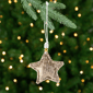 Northlight 4ct. Sequin Stars & Trees Plush Christmas Ornaments - image 1