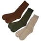 Mens Mountain Ridge Khaki Brown &amp; Olive Crew Boot Socks - image 1