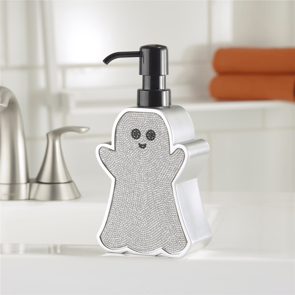 Avanti Ghost Bling Halloween Soap & Lotion Dispenser