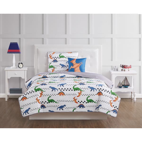My World Dino Tracks Quilt Set - image 