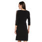 Petites R&M Richards 3/4 Embellished Sleeve Surplice Sheath Dress - image 2
