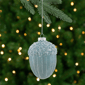 Northlight Glittered Blue Mercury Glass Acorn Christmas Ornament - image 1
