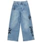 Girls (7-14) YMI® Graffiti Wide Leg Jeans - image 2