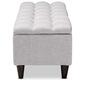 Baxton Studio Brette Wood Storage Bench Ottoman - image 3