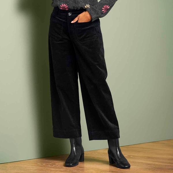 Plus Size Preswick & Moore(R) Wide Leg Corduroy Pants - image 