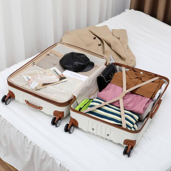 Miami CarryOn Collins 3pc. Expandable Retro Luggage Set
