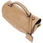 True Religion Trapunto Logo Suede Flap Crossbody - image 5