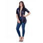 Womens 24/7 Comfort Apparel Tie Dye Open Front Cardigan - image 2