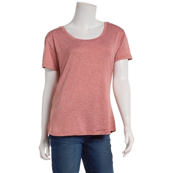 Womens Starting Point® Short Sleeve Performance Tee-Cedar Heather