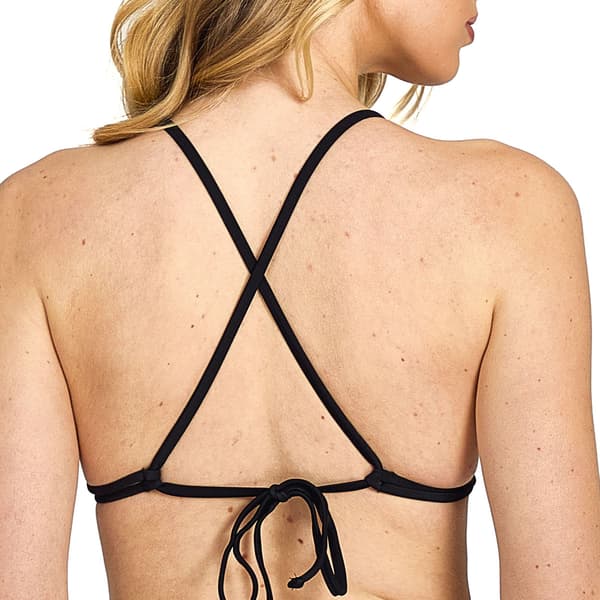 Juniors Cyn & Luca Texture Double Tunnel Triangle Swim Top