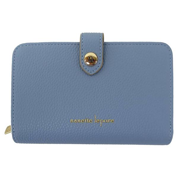 Womens Nanette Lepore Brady Zip Back Wallet - Cornflower