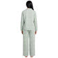 Womens Laura Ashley® Cotton Blend Long Sleeve Pajama Set - image 3
