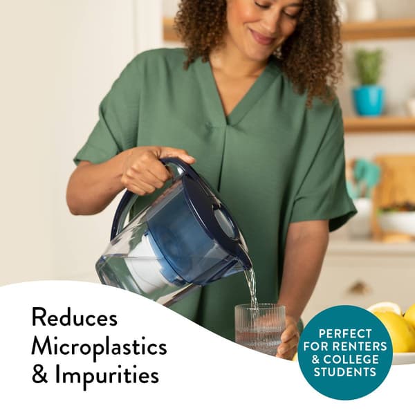 Aqua Optima Oria Water Filter Pitcher Set w/ 3 Evolve+ Filters