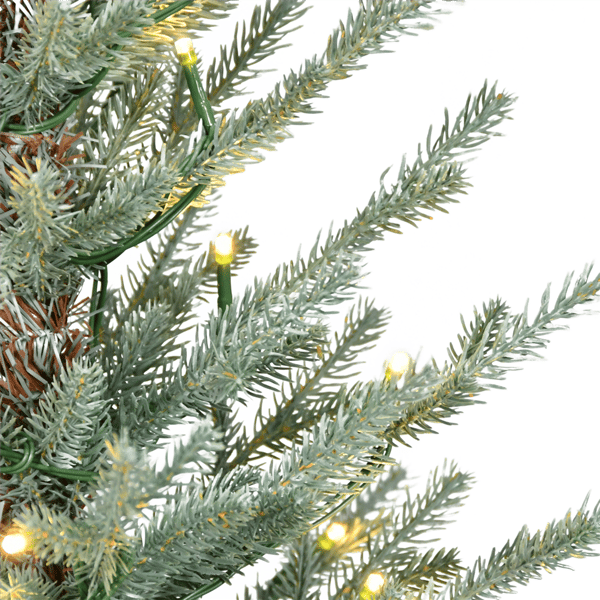 Puleo International 2ft. Pre-Lit Potted Arctic Fir Christmas Tree