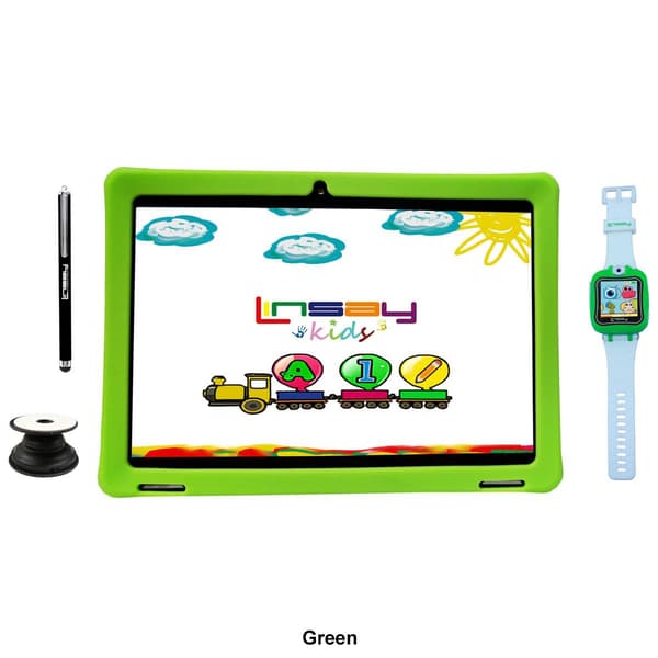 Kids Linsay 10in. Android 12 Tablet with Smart Watch