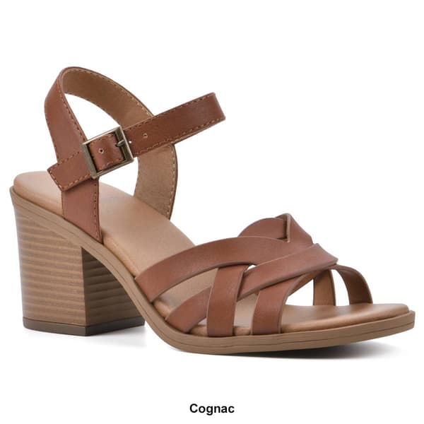 Womens White Mountain Bergen Strappy Sandals