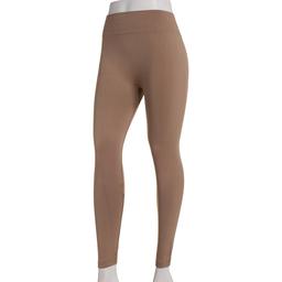 Plus Size Runway Ready Fleece Lined High Waist Solid Leggings