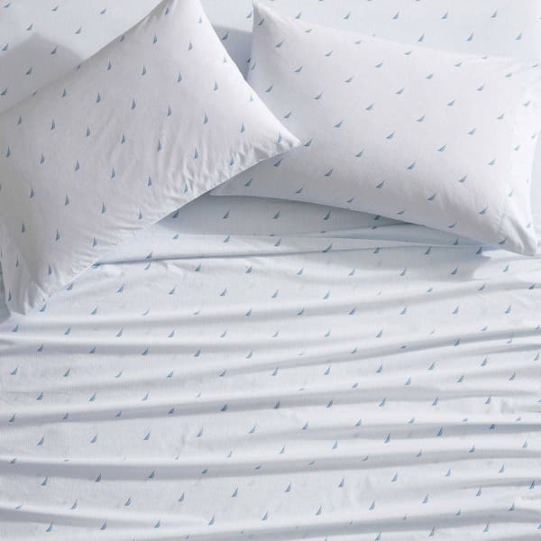 Nautica Washed Percale Cotton Sheet Set