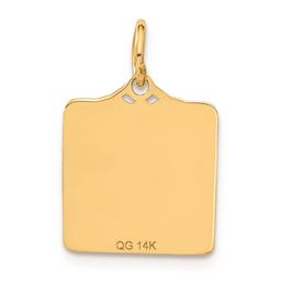Gold Classics™ 14kt. Blue Birth Certificate Charm